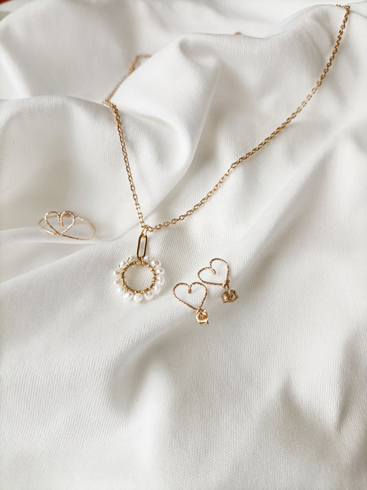 Boucles d'oreilles coeur