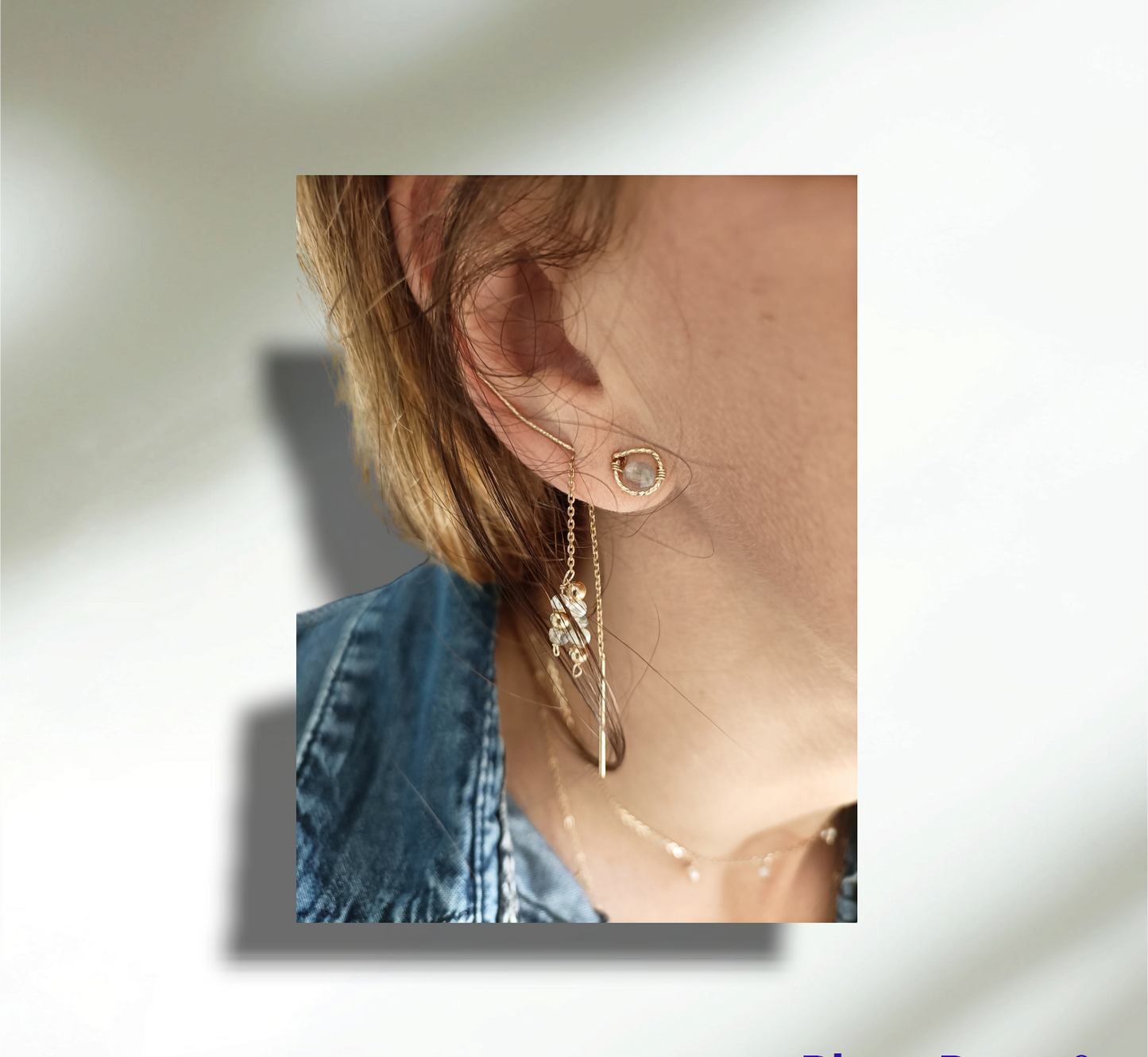 Boucles d'oreilles puces