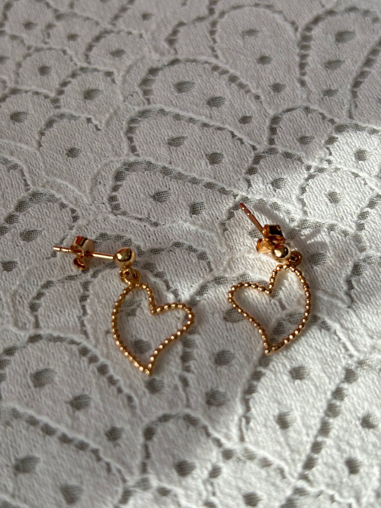 Boucles d’oreilles cœur